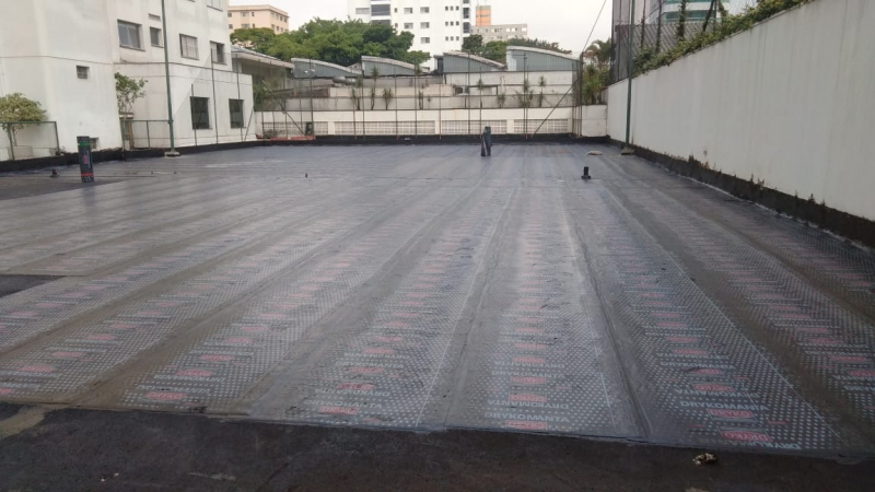 Impermeabilização de Quadra Poliesportiva em Condomínio Cidade Líder - Impermeabilização de Quadra Futebol