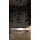 impermeabilização para poço elevador obra Vila Formosa